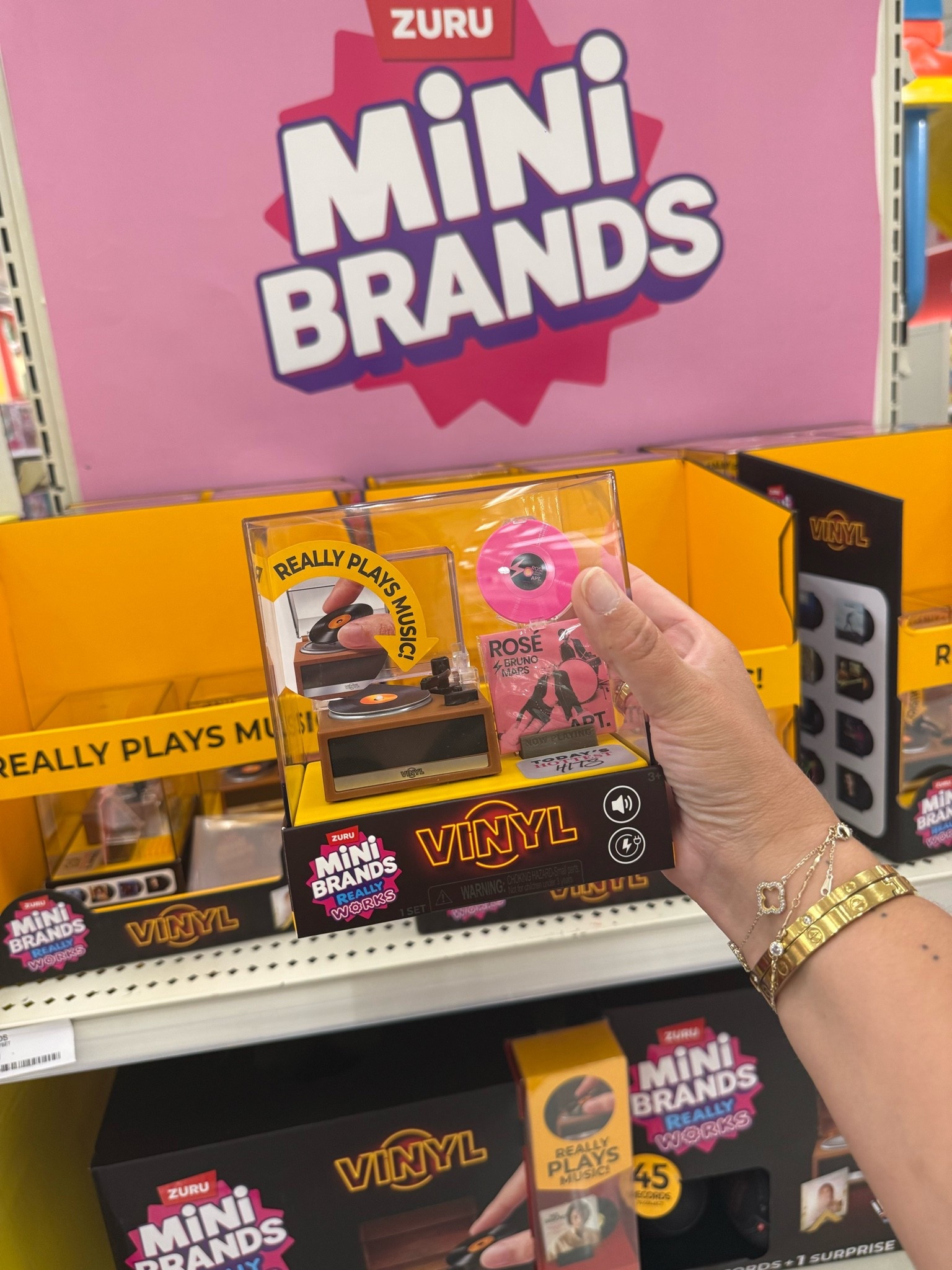 New mini brands record player is giving me flashbacks to hit clips! Anyone remember those?! I might have to get one for nostalgia sake.

#LTKmomlife #LTKActive