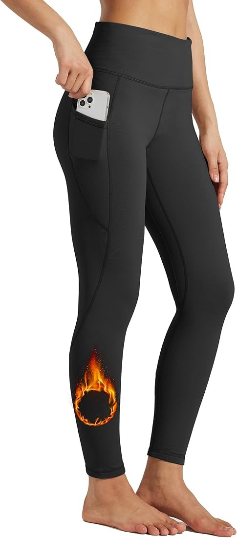Willit Women's Fleece Lined Leggings High Waisted Winter Thermal Yoga Running Pants with Pockets | Amazon (US)
