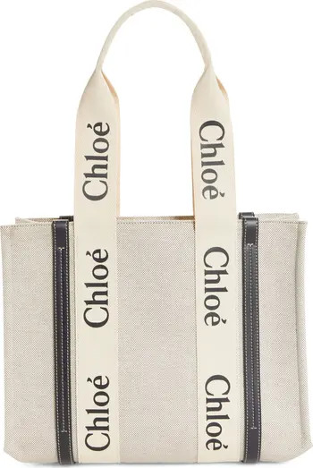 Medium Woody Logo Strap Canvas Tote | Nordstrom