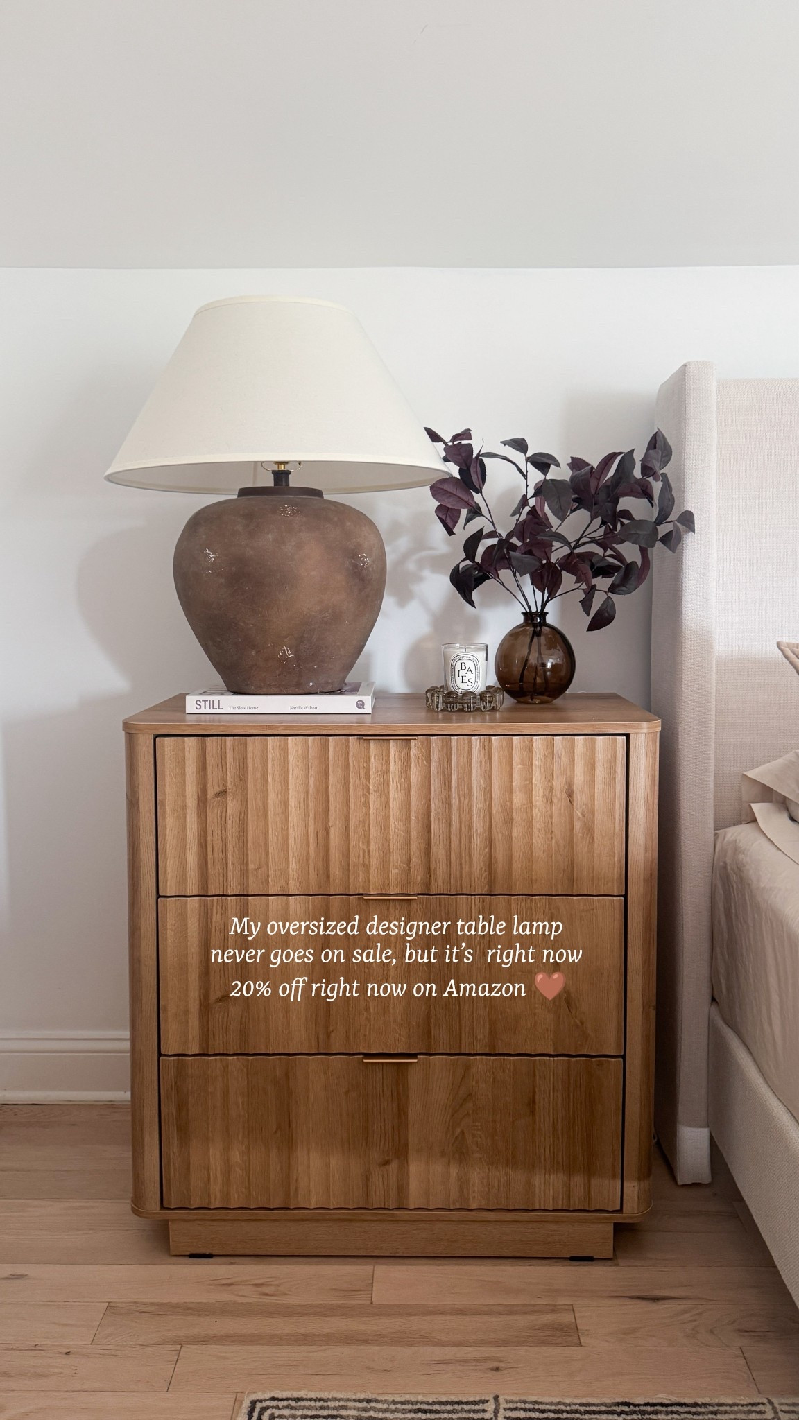 You can see I’m obsessed with my textured statement lamp — it’s that perfect oversized, designer-look piece that elevates any corner of the room. ✨ And it never goes on sale… but right now it’s 20% off on Amazon! 🤍

Such a timeless, cozy staple that feels high-end without the splurge. Tap to shop before the deal ends!

#AmazonHome #AmazonDeals #FoundOnAmazon #DesignerLookForLess #CozyHomeDecor #NeutralHomeDecor #ModernOrganicHome


#LTKSaleAlert #LTKSeasonal #LTKHome