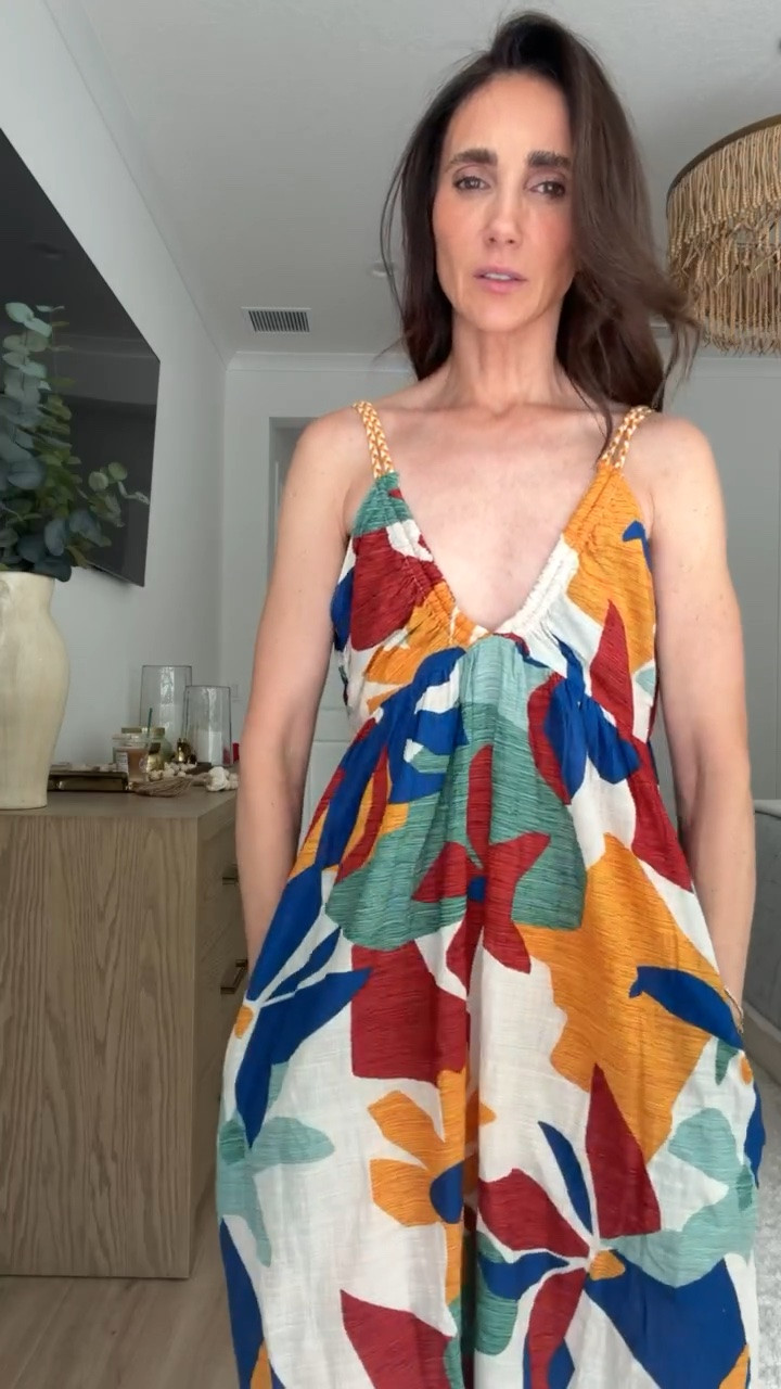 Anthropologie dress, I'm wearing size XS.

Perfect for a summer getaway or poolside dinner, this colorful printed maxi dress has an effortless resort feel with a beautiful open-back detail.

summer vacation outfit, tropical vacation dress, colorful maxi dress, resort dinner outfit, beach vacation, vacation style, beach outfit, poolside look

#LTKootd