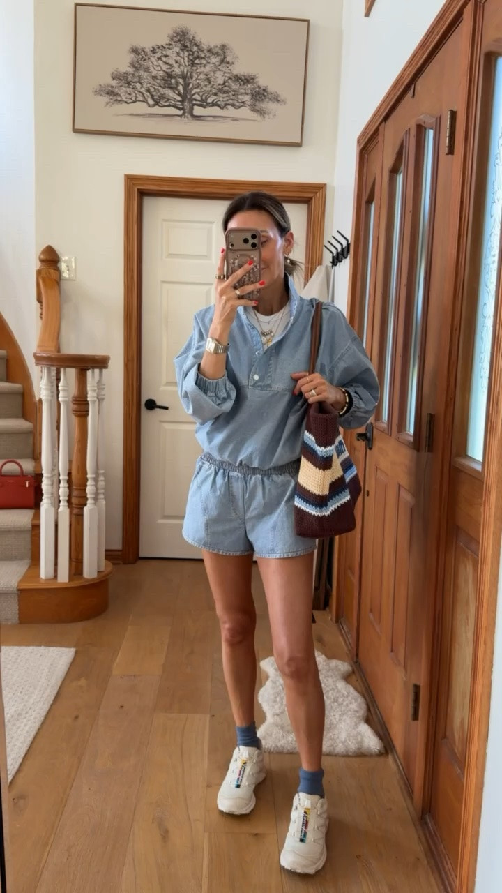 This morning’s ootd for appointment with the surgeon and physical therapy, love this little easy set for a warm summer day and these micro shorts are the perfect length for lots of movement today!

#LTKmorningroutine #LTKgrwm #LTKActive
