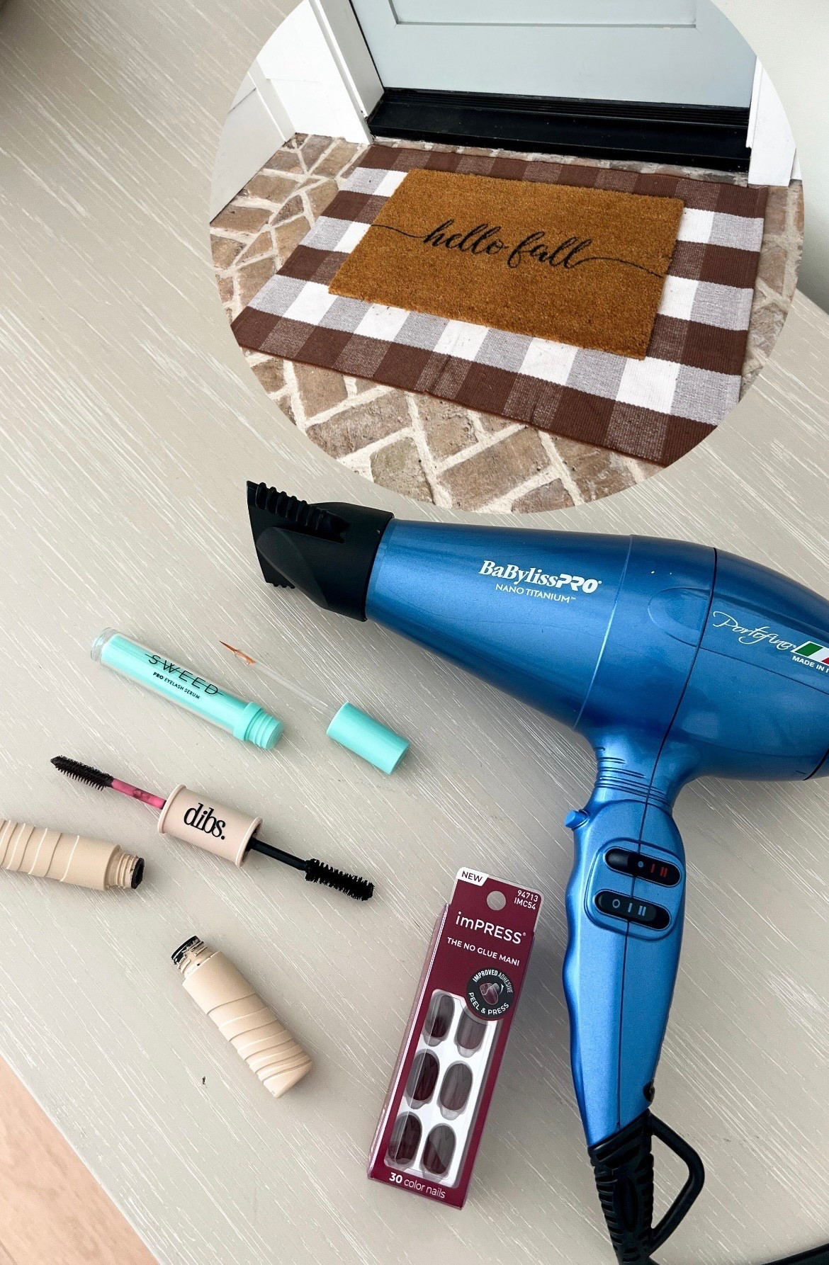 Tuesday Goodies 🤍 Loving all of the beauty lately and smitten with my front door mats 🍂

Use code: MEGAN-20 for 20% off the eyelash serum and all other Sweed beauty products 😊

#LTKStyleTip #LTKHome #LTKBeauty