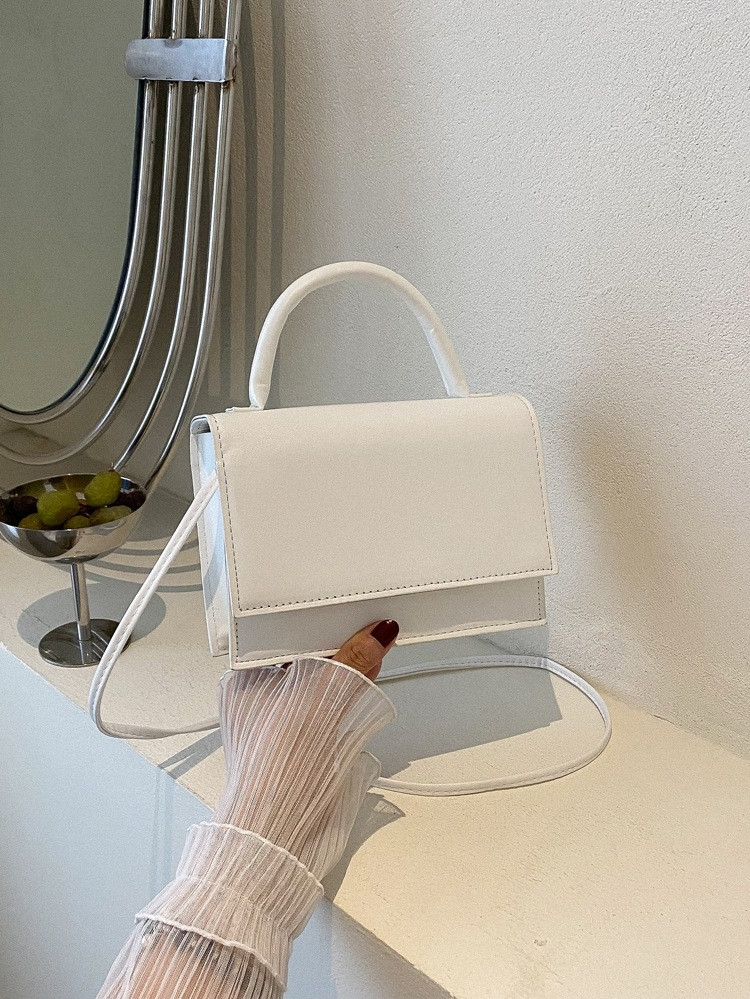 Mini Minimalist Flap Square Bag | SHEIN