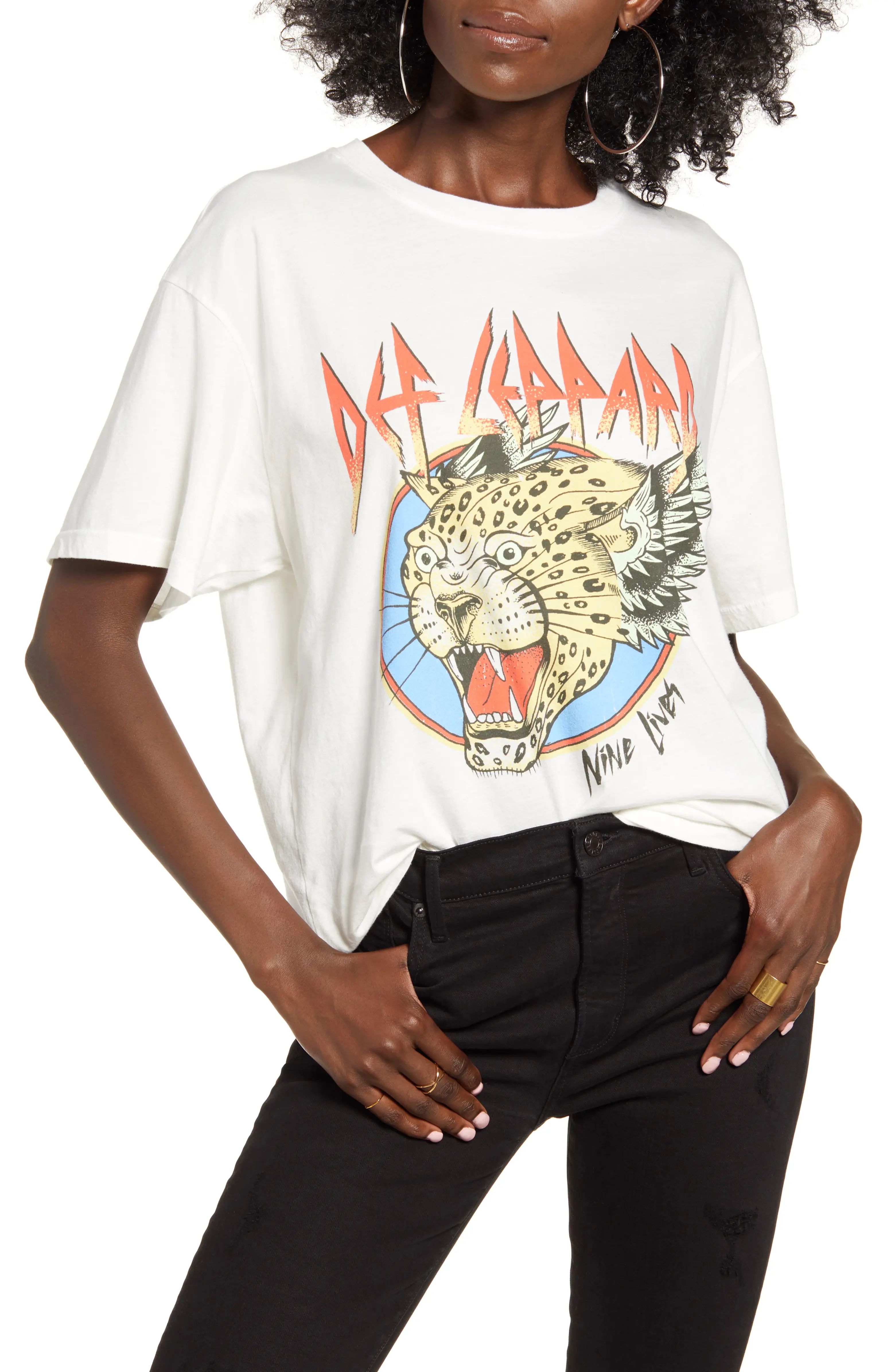 Def Leppard Nine Lives Tee | Nordstrom