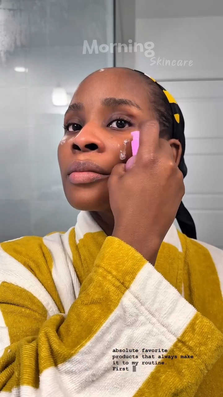 Morning skincare featuring products listed below.
@dhillabeauty.co multi brightening serum
@glowrecipe Plum Plump Hyaluronic Cream 
@glowrecipe Plum Plump Hyaluronic Serum
@glowrecipe Niacinamide Dew Drops
@cosrx Advanced Snail All in One Cream
@caudalie Beauty Elixir 
@blackgirlsunscreen Sunscreen

#LTKcanada #LTKbeauty