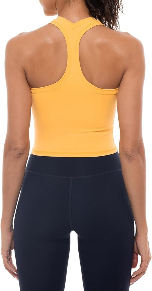 Lavento Women's Racerback Workout Tank Top Sports Yoga Tops Active Sleeveless Shirts | Amazon (US)