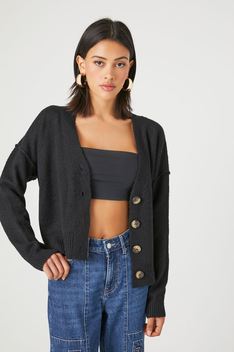 Cropped Cardigan Sweater | Forever 21 (US)