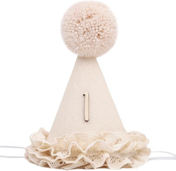 Lace 1/2 Birthday Hat-Sweet Half Birthday Decoration,Lace Flower Princess Party Crown,6 Months Fl... | Amazon (US)