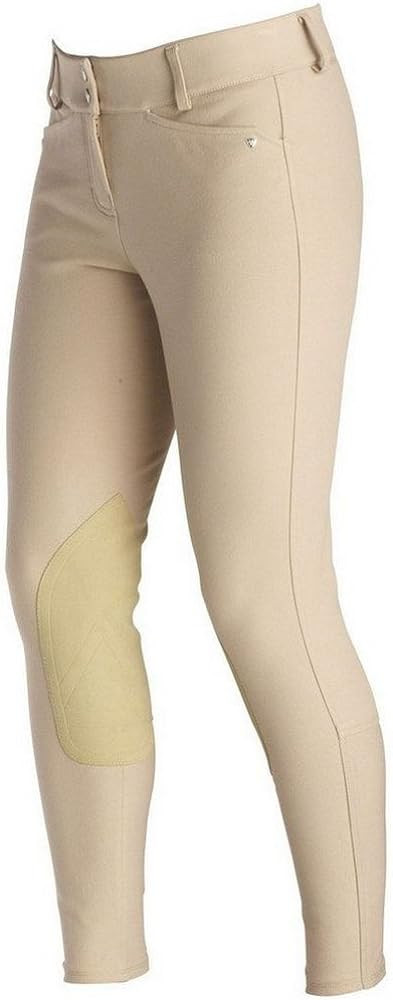 Ariat Women's Heritage Low Rise Knee Patch Front Zip PantShirt | Amazon (US)