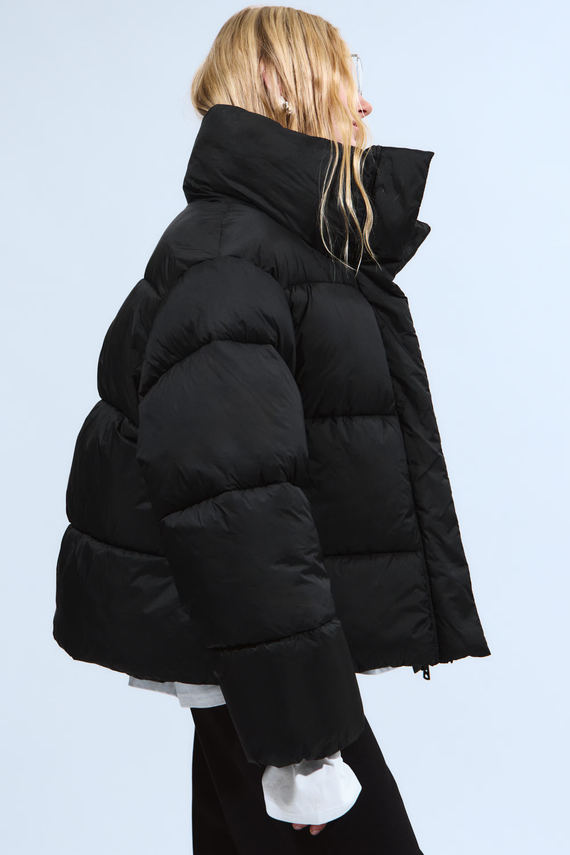 Short Oversized Puffer Jacket | Weekday