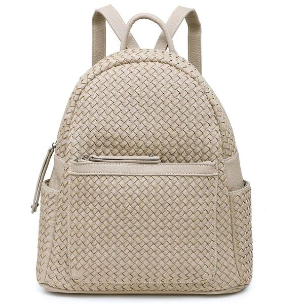 Woven Backpack with Front Pocket | Charming Charlie