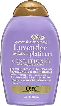 OGX Hydrate & Color Reviving + Lavender Luminescent Platinum Conditioner, 13 Ounce | Amazon (US)