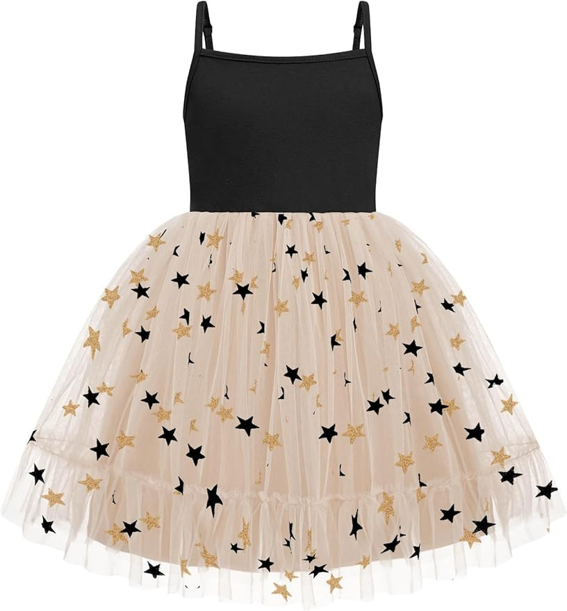 Arshiner Toddler Girls Tulle Dress Rainbow Tutu Birthday Princess Dresses Formal Photoshoot Outfi... | Amazon (US)