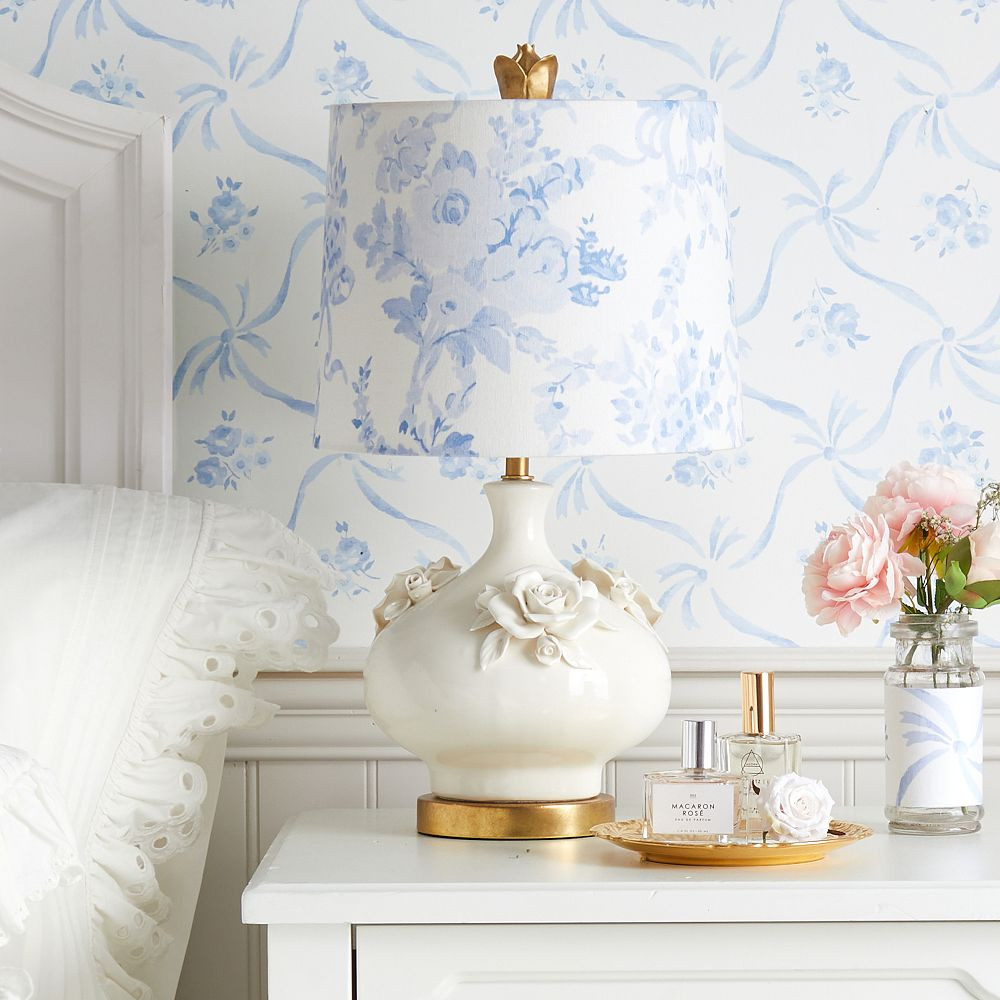 LoveShackFancy Floral Table Lamp (18") | Pottery Barn Teen