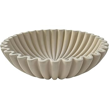 OAKOA Concrete Decorative Bowl for Home Decor - Modern Decorative Objects - Organic Modern Home D... | Amazon (US)