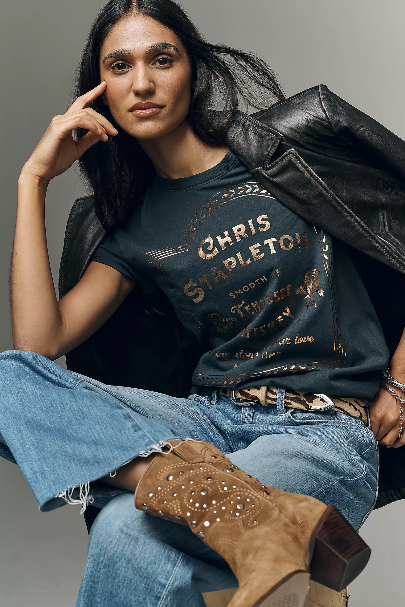 Letluv Chris Stapleton T-Shirt | Anthropologie (US)