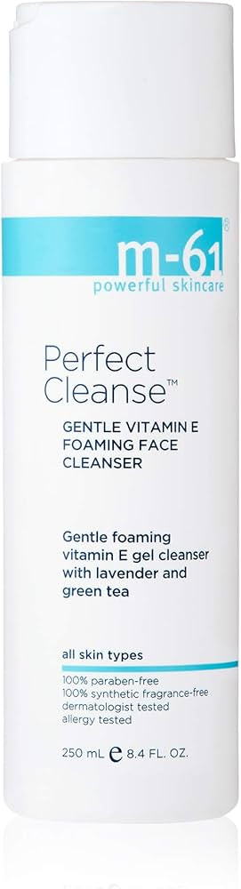 m-61 Perfect Cleanse | Daily Gentle, Foaming Cleanser With Vitamin E, Lavender, Green Tea, 8.2 Fl... | Amazon (US)