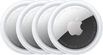 Apple AirTag (2nd Generation) - 4 Pack: Tracker for Keychain, Wallet, and More; Locator with Soun... | Amazon (US)