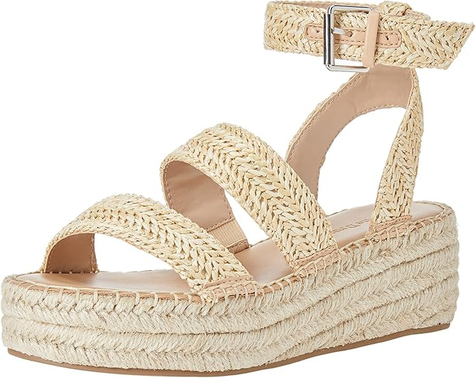 The Drop Women's Listilla Espadrille Wedge Sandal, Raffia, 9 | Amazon (US)