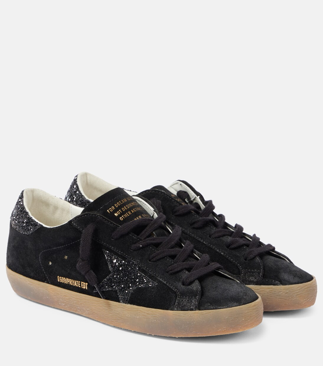 Sneakers Super-Star aus Veloursleder mit Glitter | Mytheresa (DACH)
