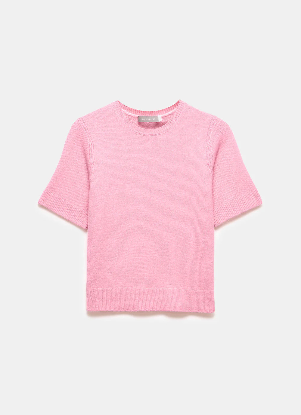 Pink Wool Blend Knit Top | Mint Velvet (US)