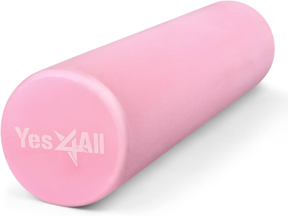 Yes4All EVA Firm Foam Roller for Back - Round Back Roller for Exercise, Yoga & Pilates 12/18/24/3... | Amazon (US)