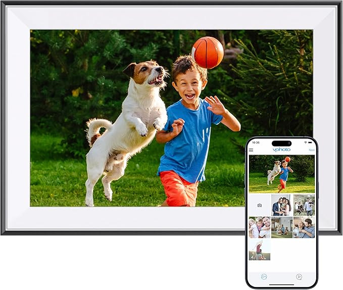 Dragon Touch 10.1'' WIFI Digital Picture Frame - 1280*800 HD IPS Touch Screen Digital Photo Frame... | Amazon (US)