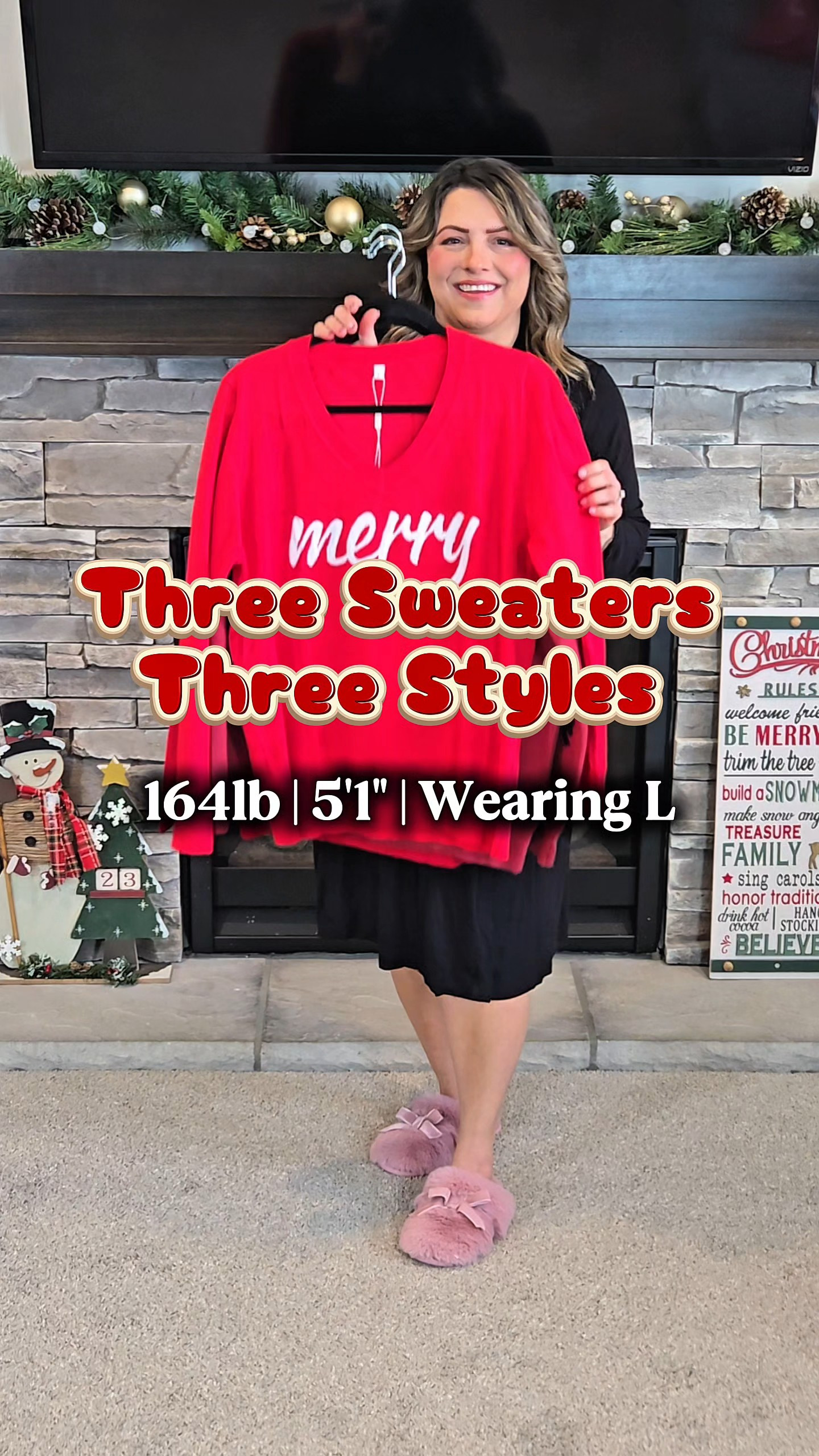 Three Sweaters and Three Styles 

#LTKPlusSize #LTKPetite #LTKMidsize
