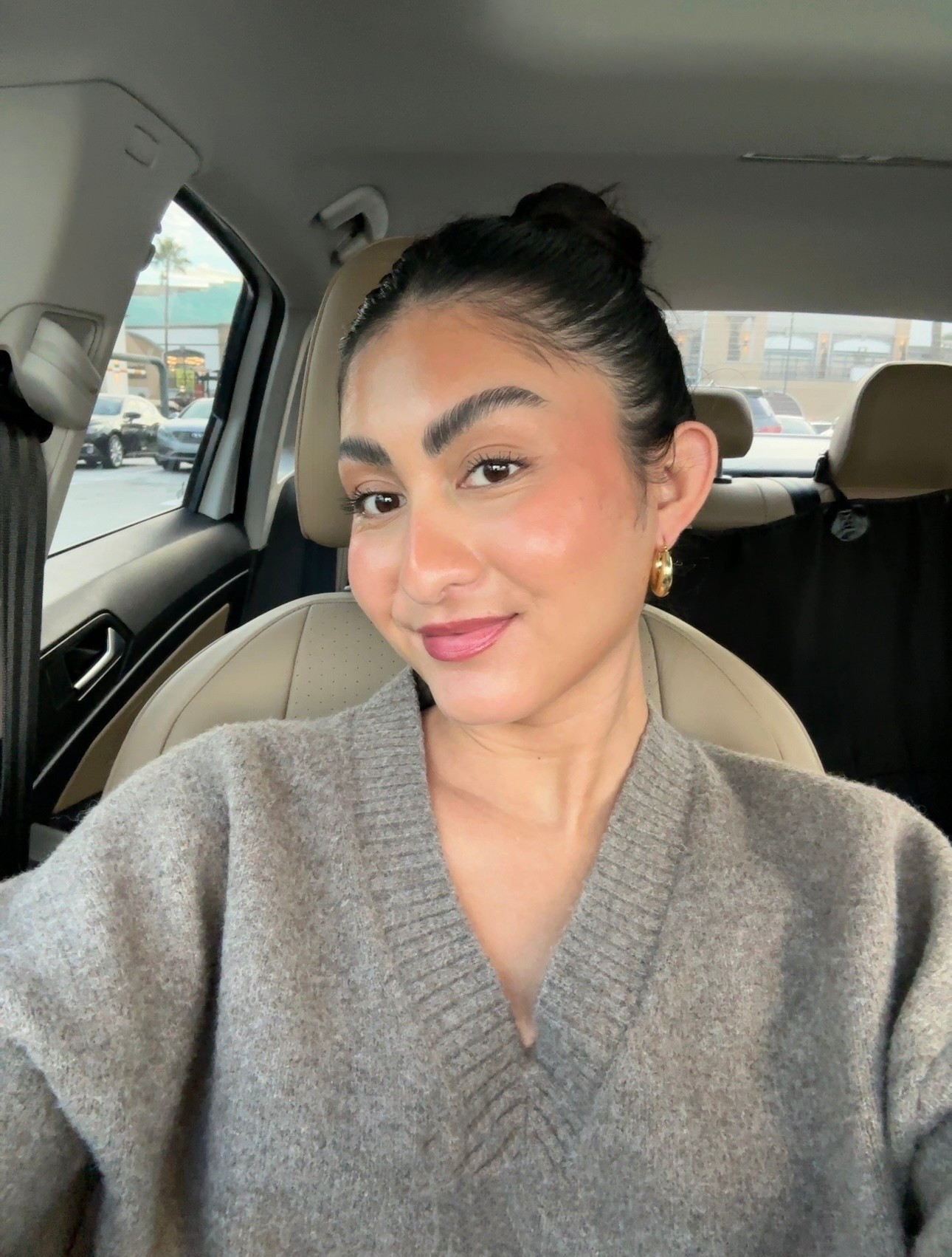 Favorite gold hoops from Bonheur🤍#bonheurjewelry 

#LTKootd