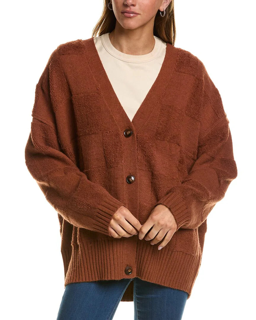 Vintage Havana Tonal Checkered Cardigan | Shop Simon