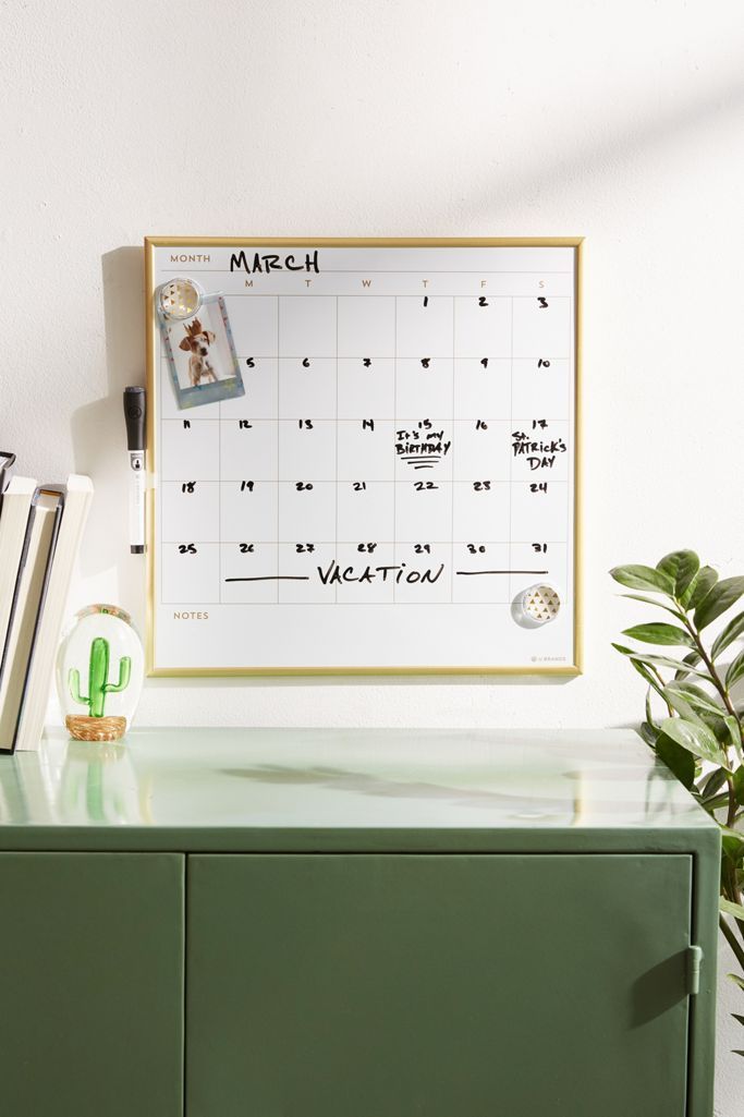 Dry Erase Calendar Message Board | Urban Outfitters (US and RoW)