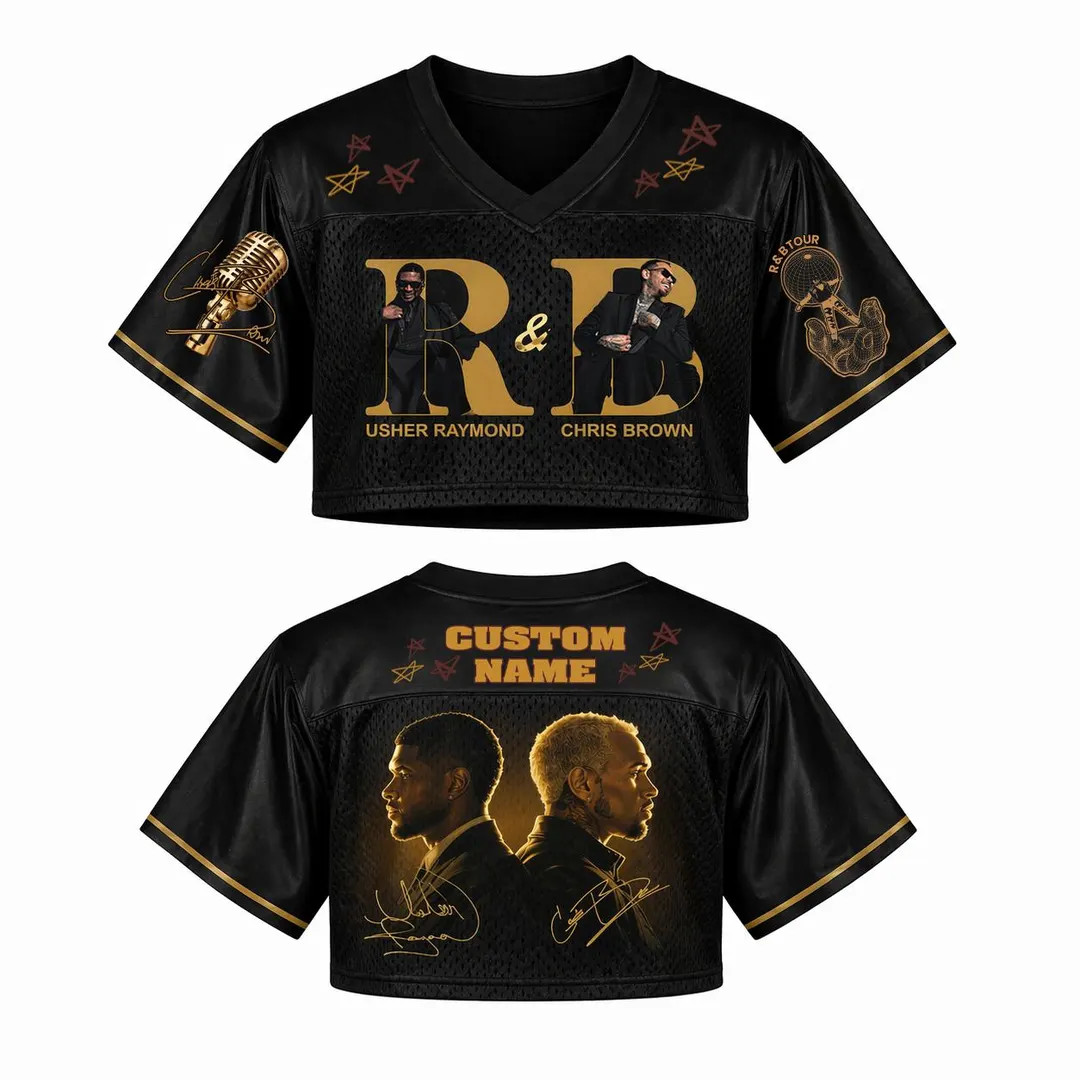 R&B Tour 2026 Chris Brown Usher Crop Jersey, Custom Fan Concert Outfit - Etsy | Etsy (Global)