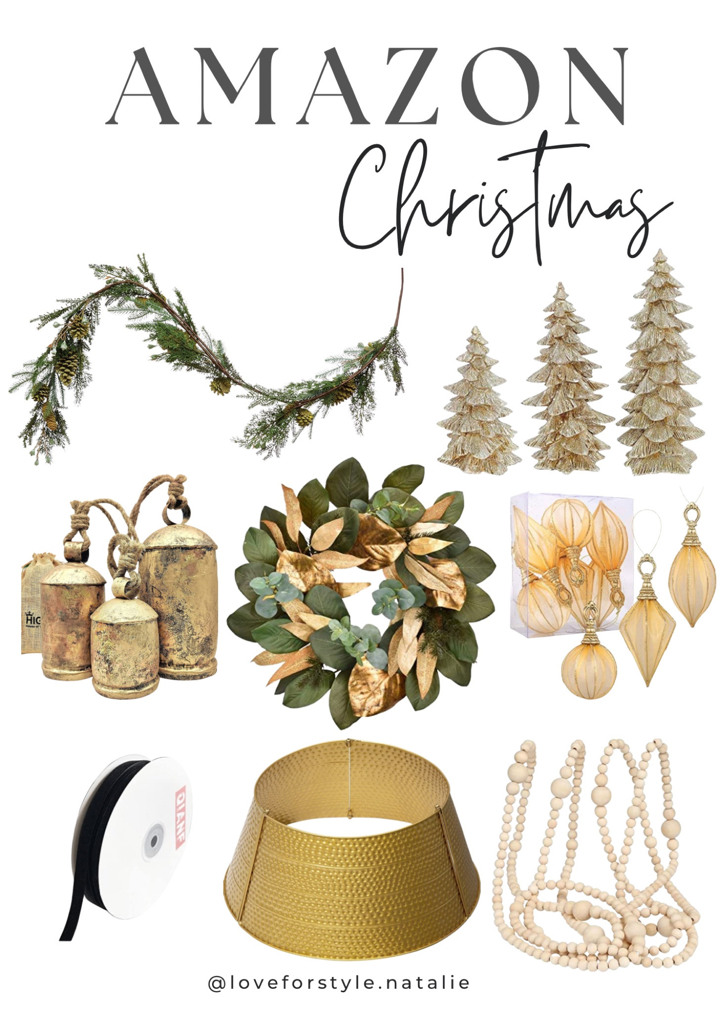 Amazon Christmas Decor 

#amazonholiday #golddecor #goldchristmastree #garland #holidaywreath

#LTKhome #LTKHoliday #LTKSeasonal