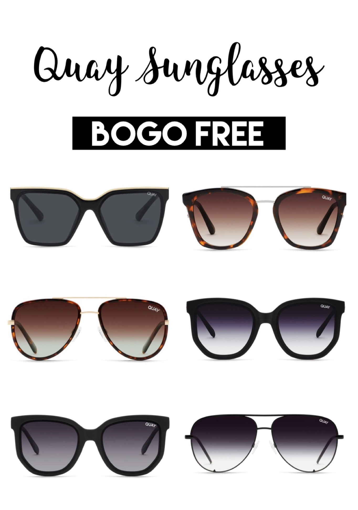 Quay sunglasses BOGO free 

#LTKsalealert #LTKSeasonal #LTKunder50