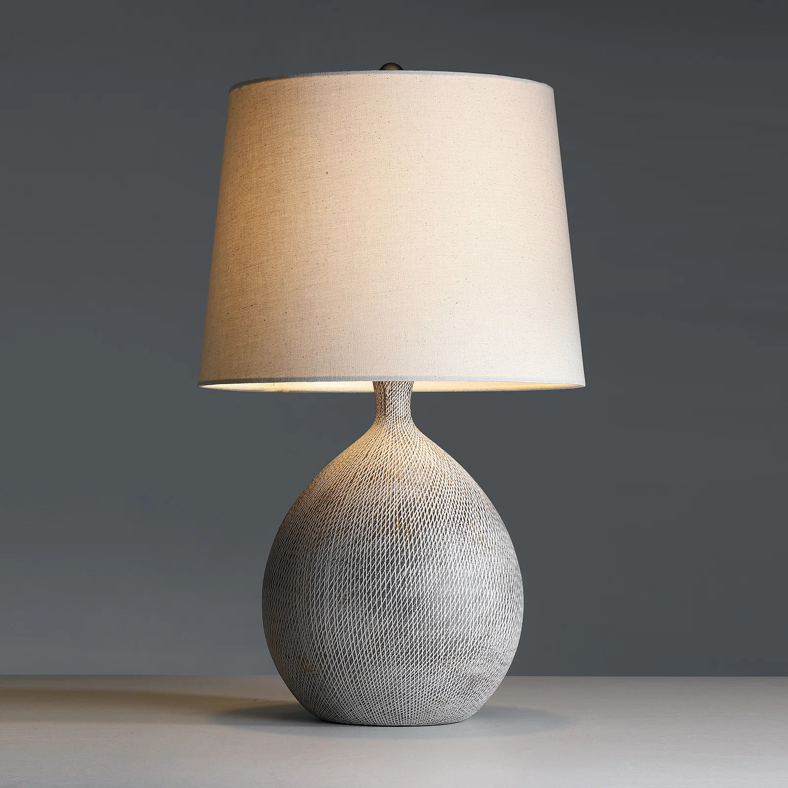 3-way Ceramic Table Lamp With Hardback Shade | Wayfair North America