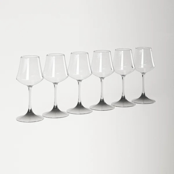 Somerset 10 oz. Crystal Red Wine Glass (Set of 6) | Wayfair North America