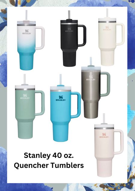 Stanley 40 oz. Quencher H2.0 FlowState Tumbler $45

#LTKtravel #LTKunder50 #LTKfit