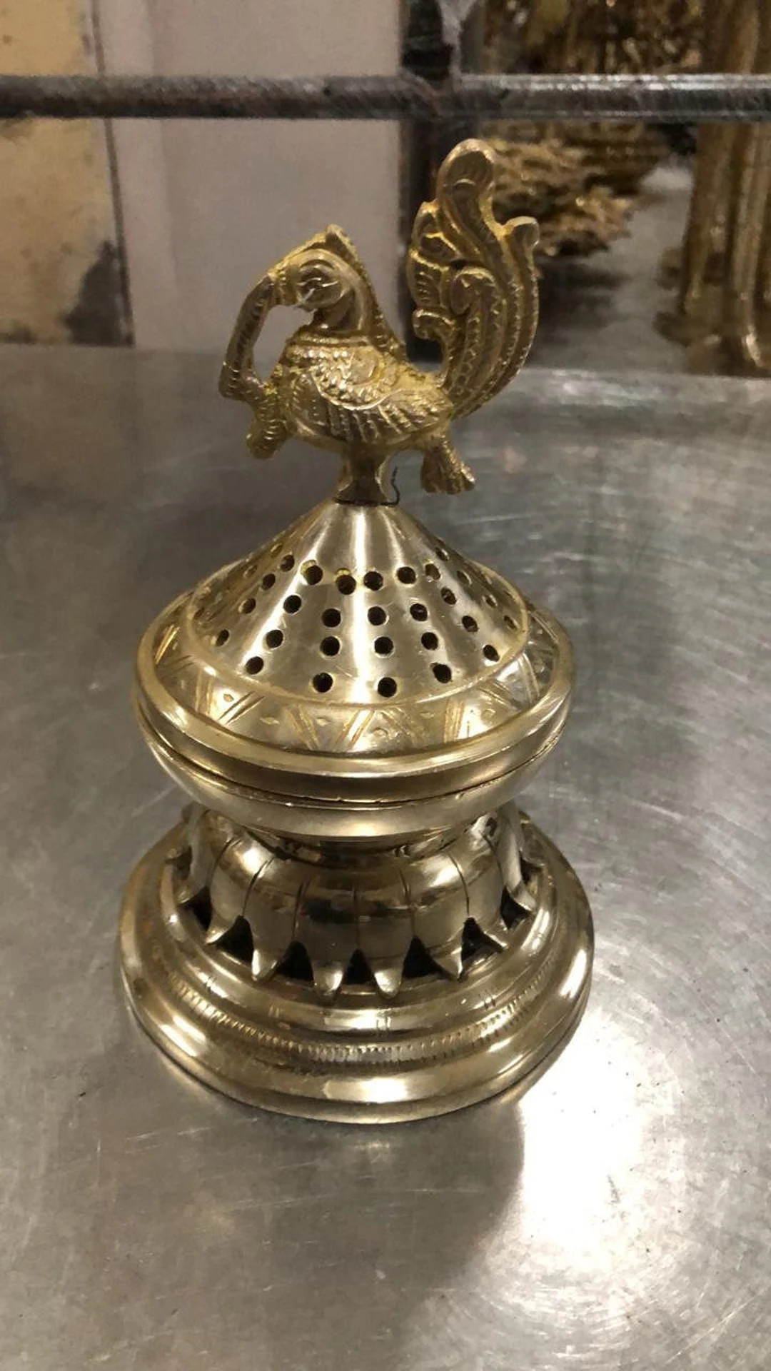 Dhoop Dani Brass Incense Holder Brass Incense Burner | Etsy (CAD)