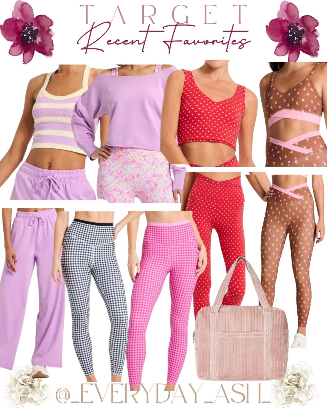 Target // recent favorites 💜💕

Target finds, target fashion, workout wear, leggings, activewear, weekend bag, winter outfit, travel outfit 

#LTKFindsUnder50 #LTKTravel #LTKootd