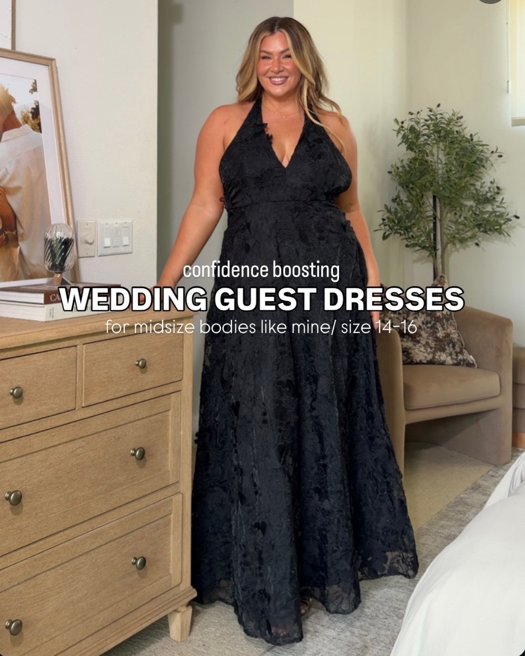 everything is from lulus & I’m wearing an xl! 
use code: vanezz20 works for 20% off your first order! 

#LTKTall #LTKWedding #LTKMidsize