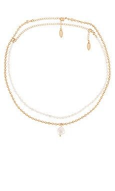 Ettika Layered Pearl Necklace in Gold from Revolve.com | Revolve Clothing (Global)