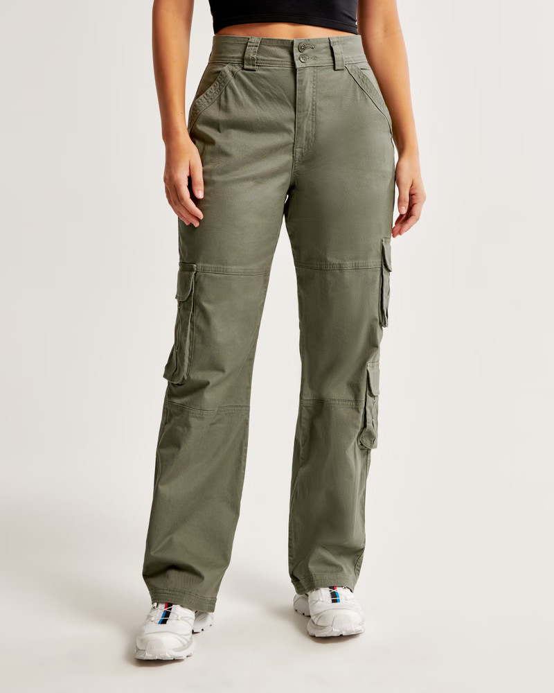 Curve Love Relaxed Cargo Pant | Abercrombie & Fitch (US)