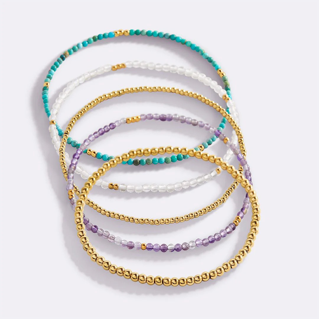 Smooth Sailing Bracelet Stacking Set | Mint & Lily