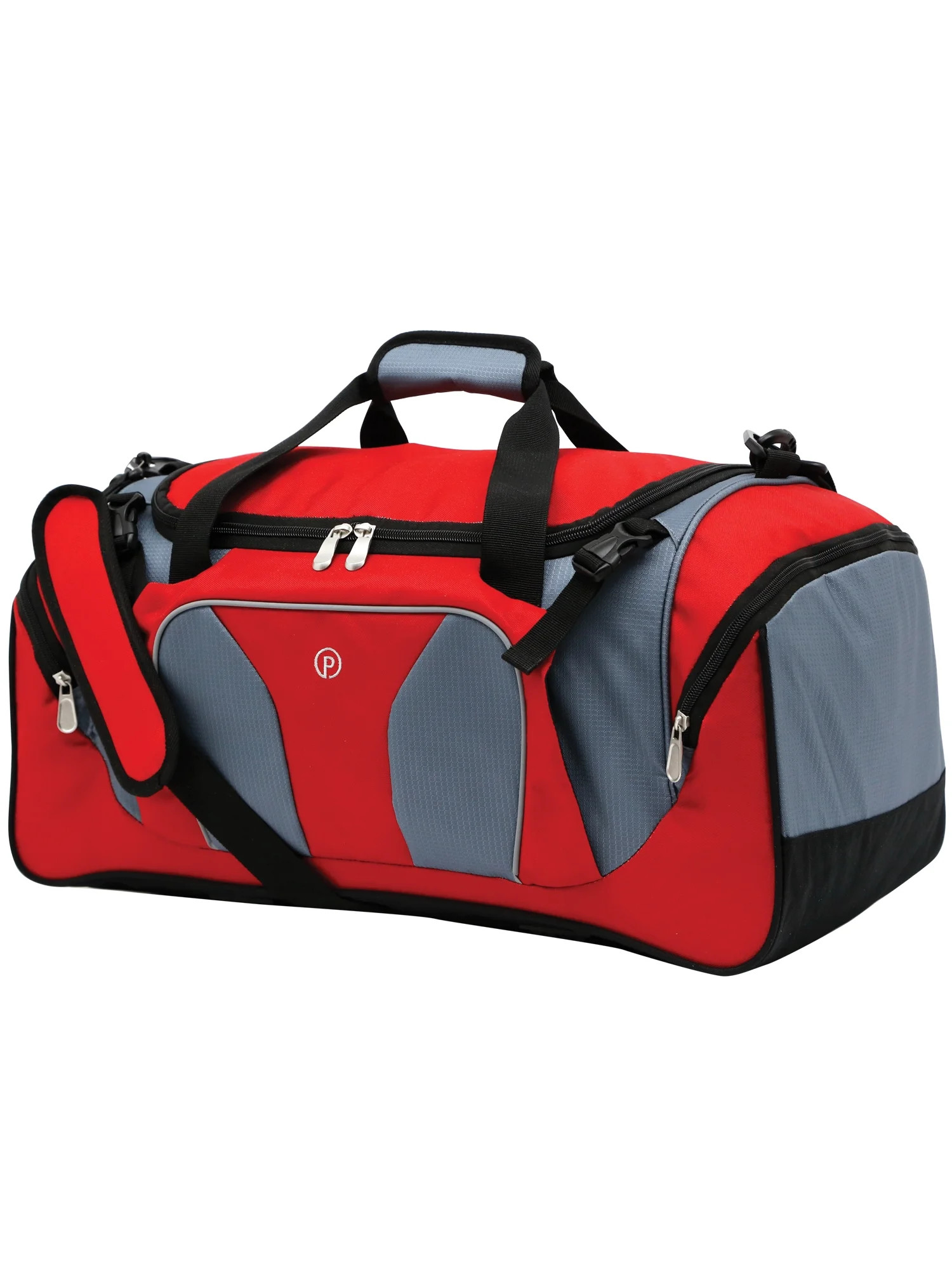Protege 22" Sport And Travel Duffel Bag W/ Shoulder Strap, Red - Walmart.com | Walmart (US)