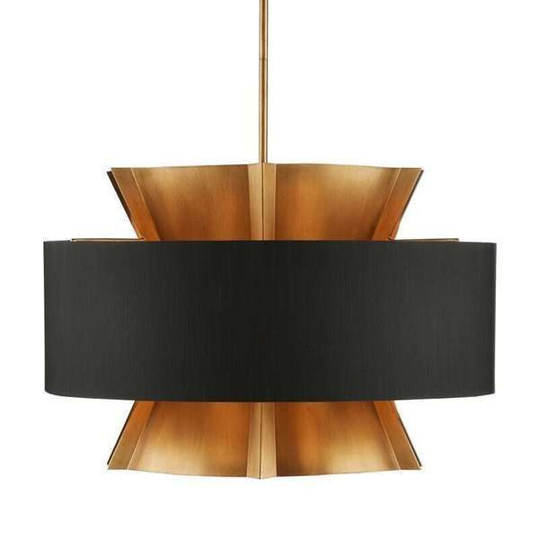 Oxenwood Black and Brass Wrought Iron Chandelier | Scout & Nimble