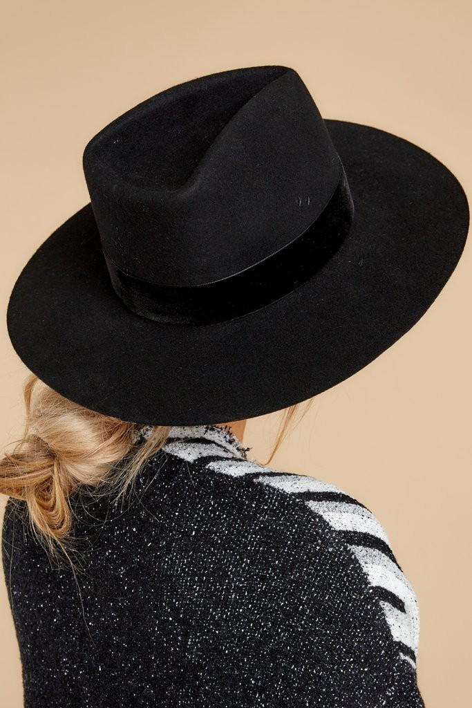 Benson Black Tri Hat | Red Dress 