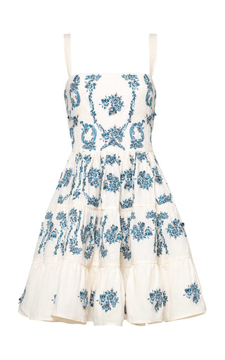Lima Florero Tiered Linen Mini Dress | Moda Operandi (Global)