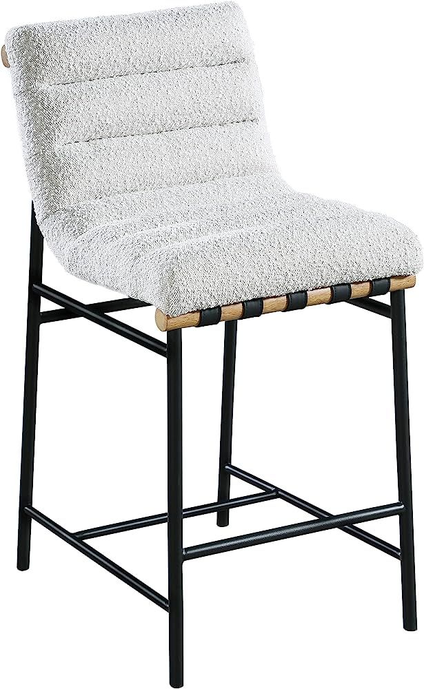 Meridian Furniture 857Cream-C Burke Collection Modern | Contemporary Boucle Fabric Upholstered Co... | Amazon (US)