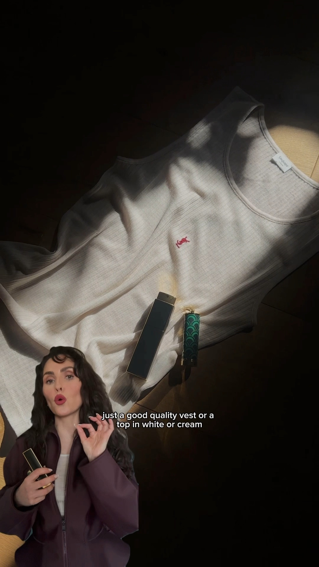 Necessary basic to elevate every look.


Ysl t-shirt, white vest, cream vest, basic tshirt, chanel perfume, red lipstick 

#LTKgiftguide #LTKstyletip #LTKuk